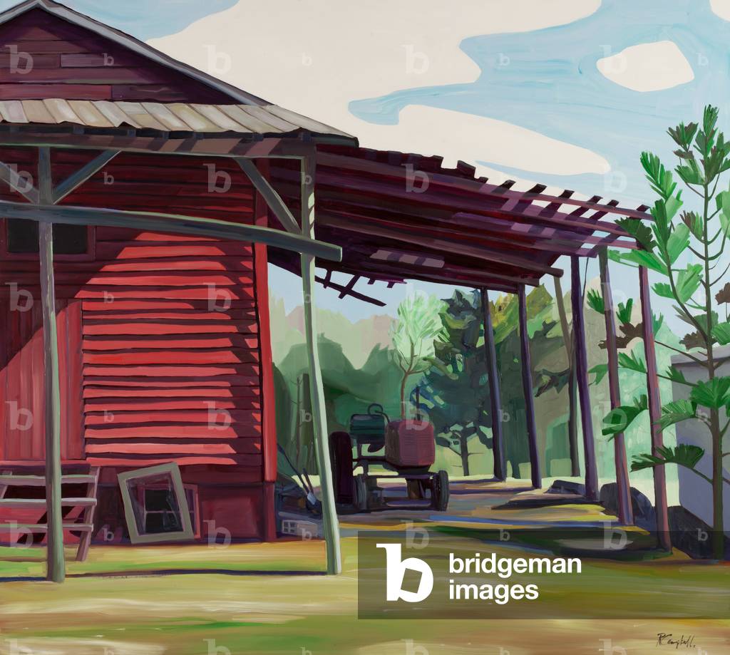 Reasons to Drive Around Hillsborough on a Blustery Spring Day, 2017 (oil on linen)