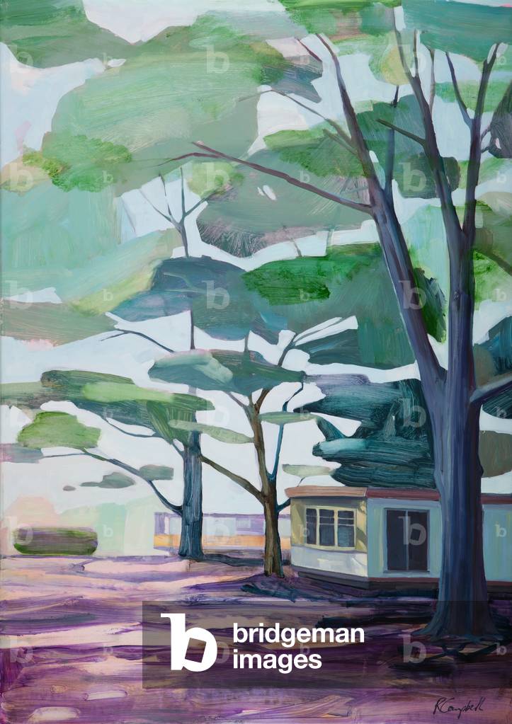 No3 in Rachel and Laurens' Excellent Summer Adventure, 2018 (oil on canvas)