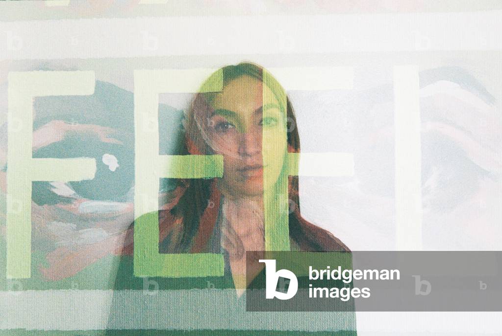 Marina and her Self(ies) n.29, 2019, analogue double exposure photograph