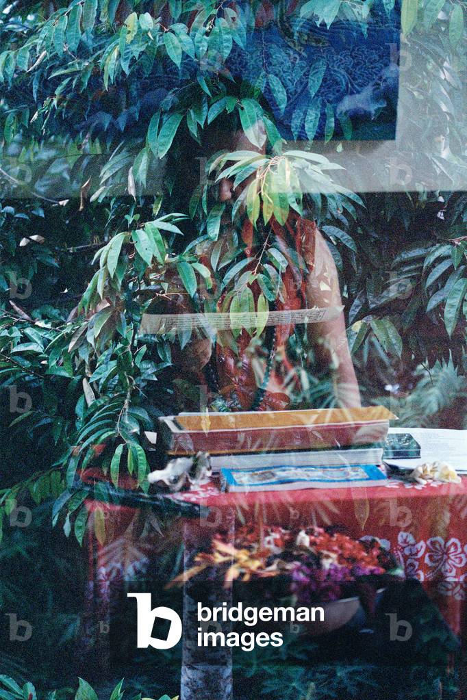 Breathe In Breathe Out or Symbiosis, 2015 (analogue double exposure photograph)