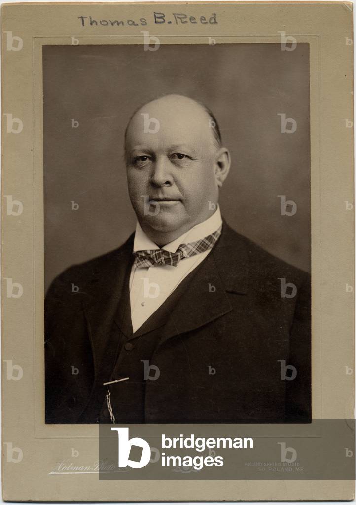 Thomas Brackett Reed (1839-1902), American Politician; photo by Notman Photography Co. (silver bromide print)