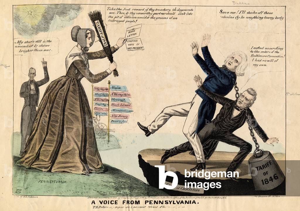 Immagine di Stampa "Una voce dalla Pennsylvania", 1846 di Edward Williams Clay