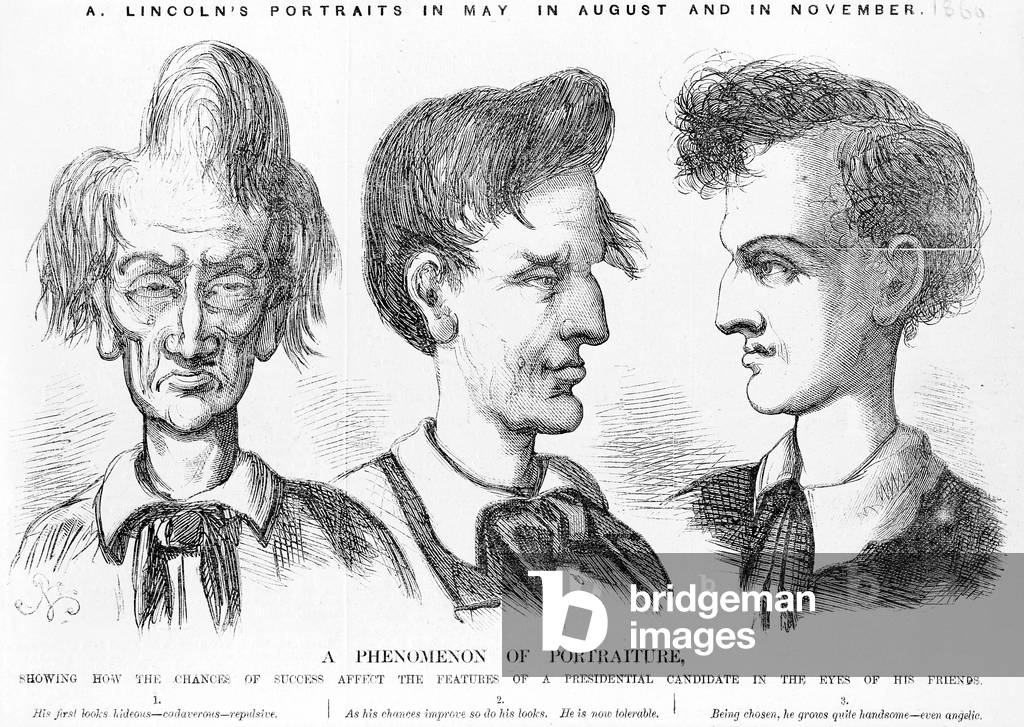 'A Phenomenon of Portraiture', c.1860 (litho)