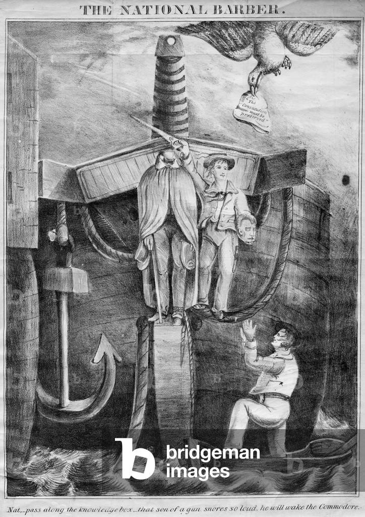 The national barber, 1834 (litho)