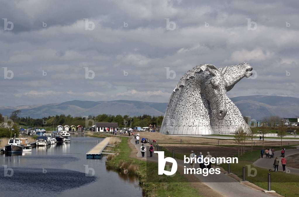 The Kelpies, Helix Park, Falkirk, Scotland, UK (photo)