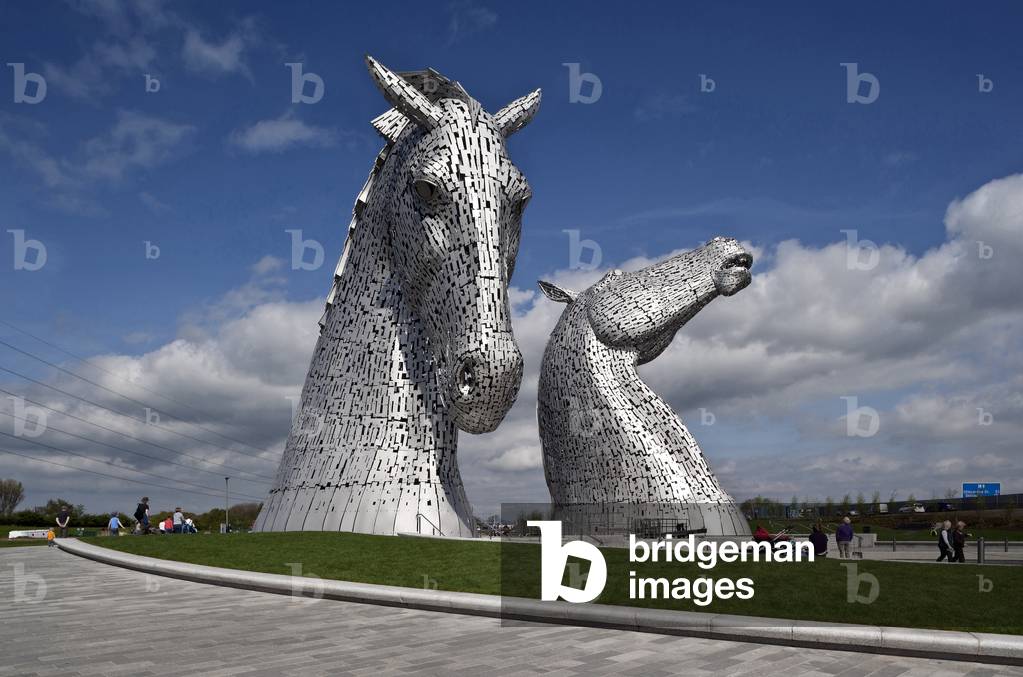 The Kelpies, Helix Park, Falkirk, Scotland, UK (photo)