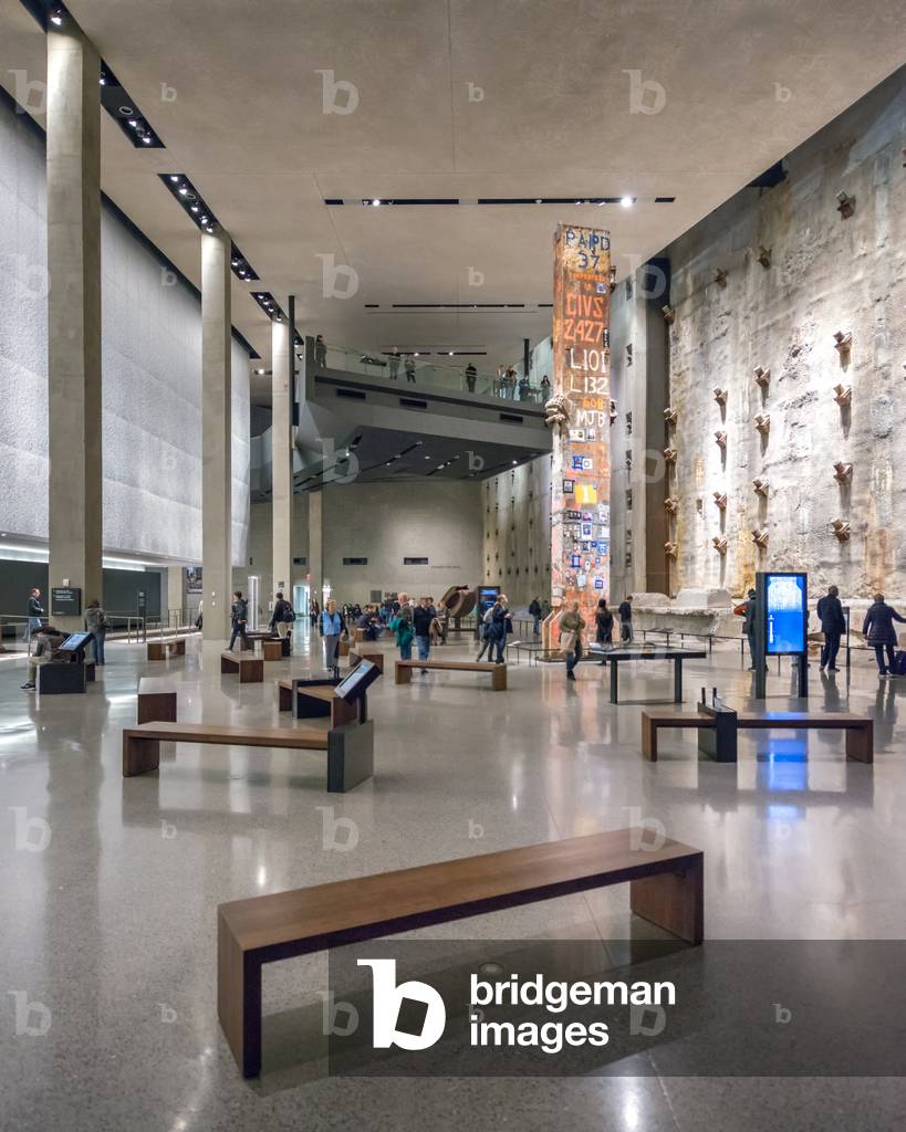 Interior view of National September 11 Museum Pavilion, World Trade Center New York , 2015 (photo)