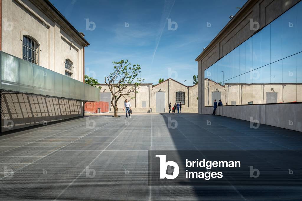 Exterior view of the Fondazione Prada Museum, Milan, Italy, 2015 (photo)