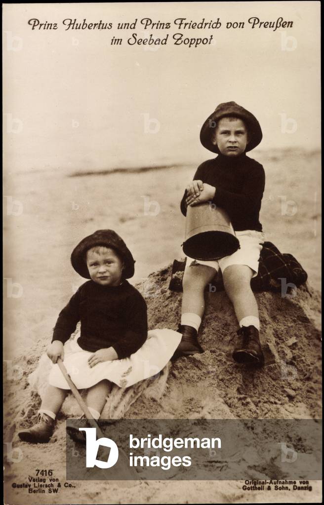 Prince Hubertus, Prince Frederick of Prussia in Sopot