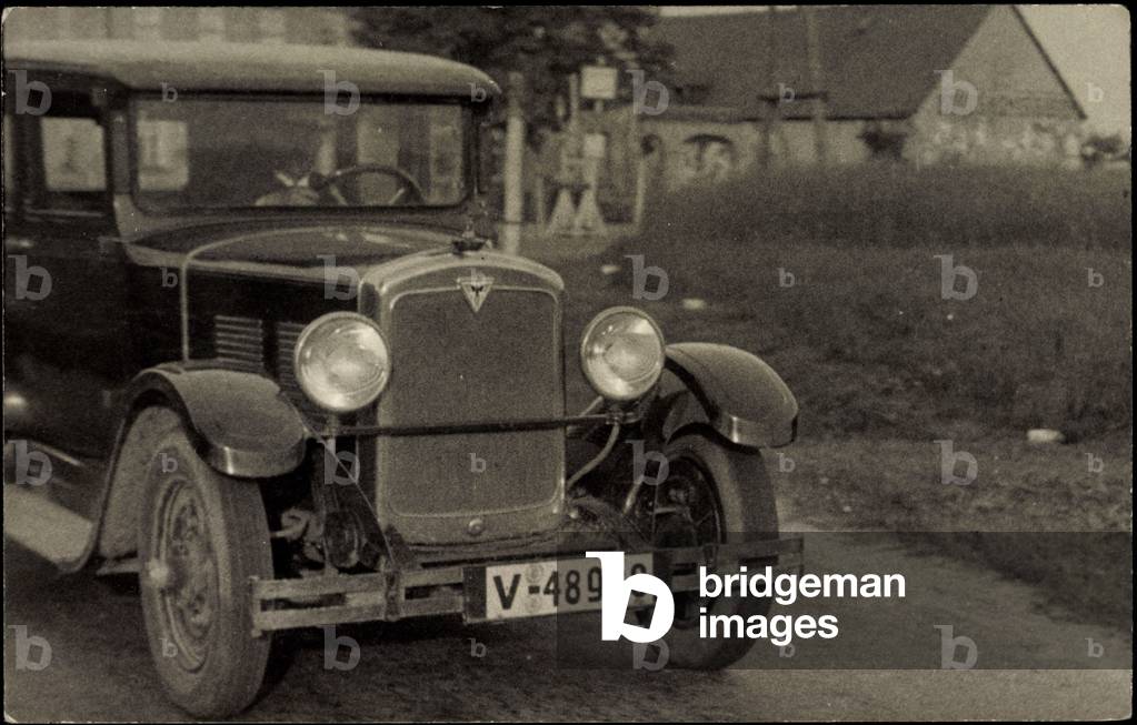 Photo Car, Oldtimer, Number Plate V 48938