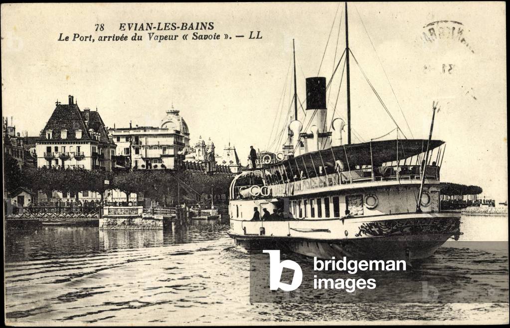 Evian les Bains Haute Savoie, Port, Steam Savoie