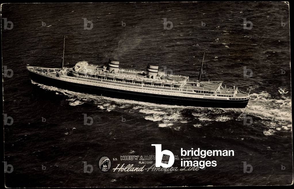 Dampfer s.s. Nieuw Amsterdam, Holland America Line