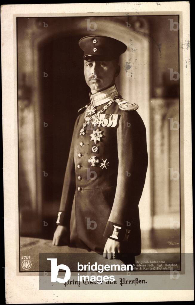 Prince Oscar of Prussia in uniform, NPG 4701