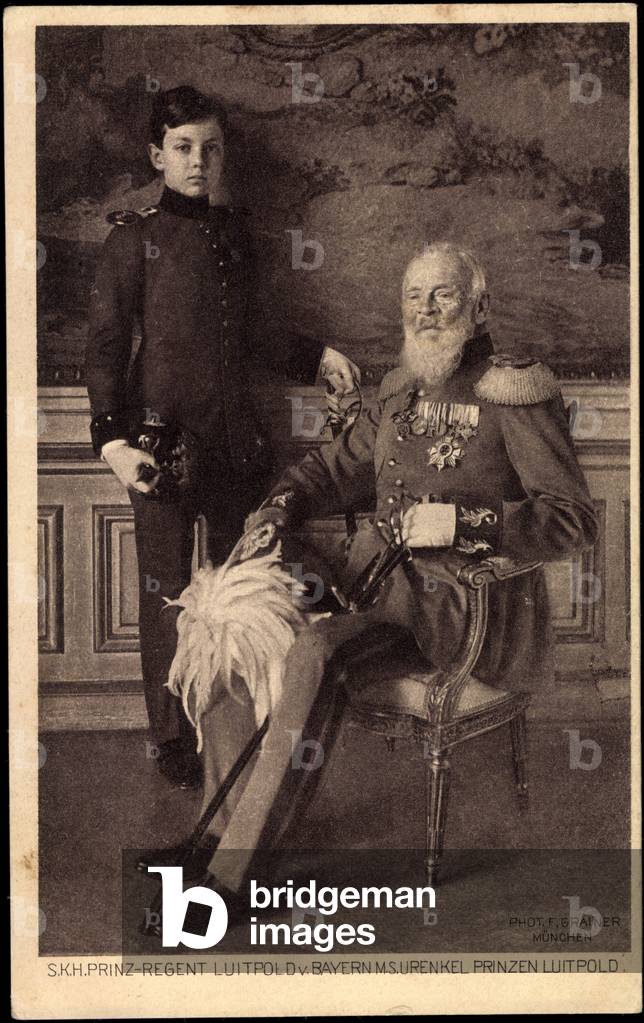 Prinzregent Luitpold v Bayern with his great-grandson