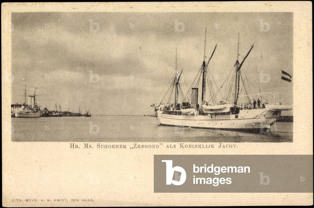 Sailing ship, Mr. Ms. Schoener Zeehond, Königl. yacht