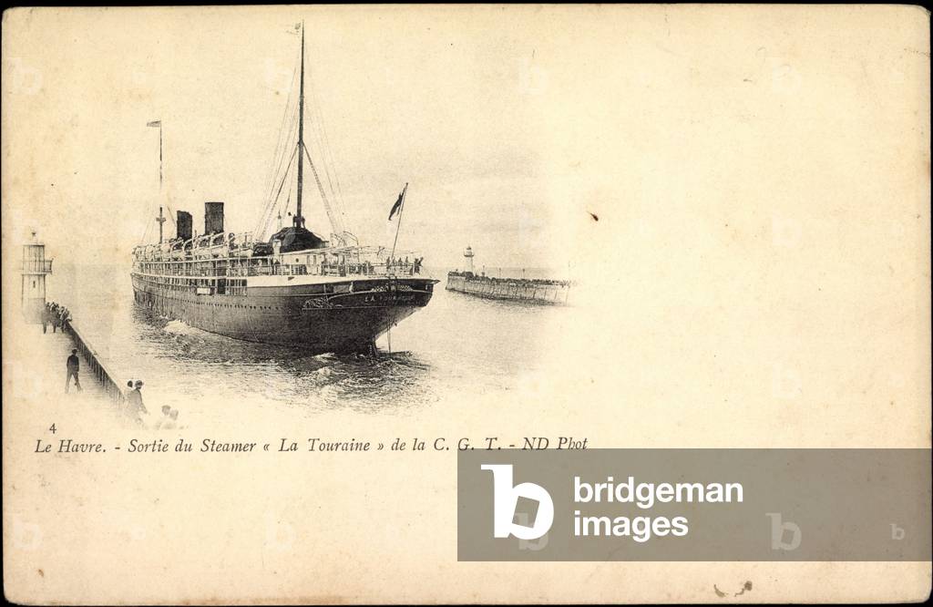 Le Havre, exit of the ferry La Touraine