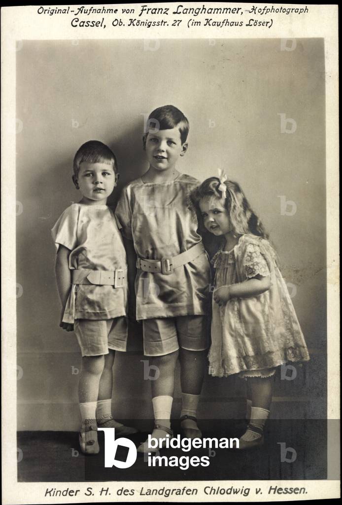 Children of Landgrave Chlodwig of Hesse Darmstadt