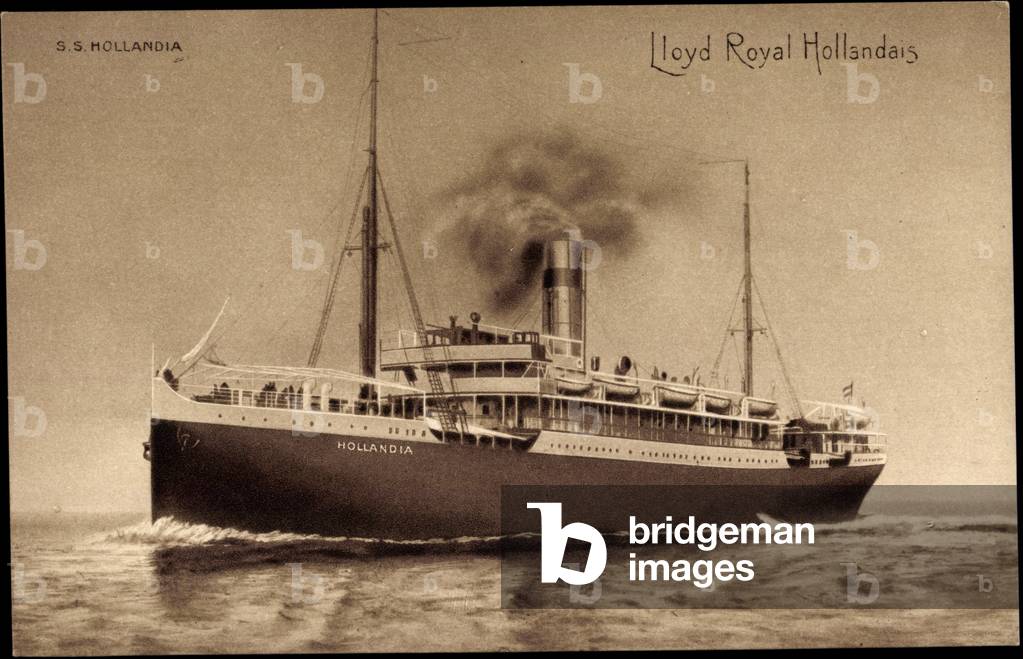 Royal Dutch Lloyd, S.S. Hollandia, steamer