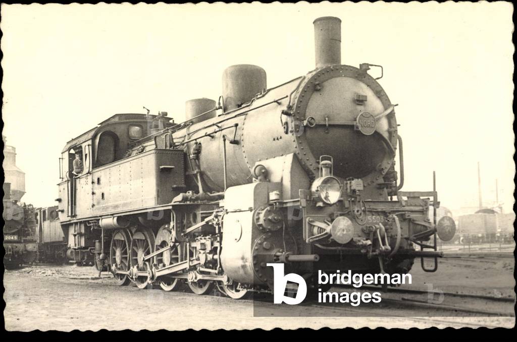 Photo German steam locomotive 5503 North, driver