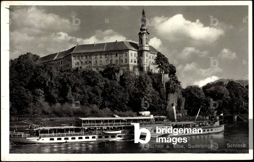 Tetschen City of Sudetengau, Dampfer Dresden