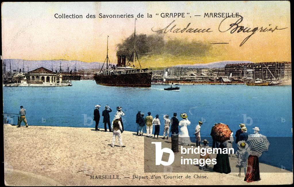 Marseille Bouches du Rhône, Grappe, Steamers, People