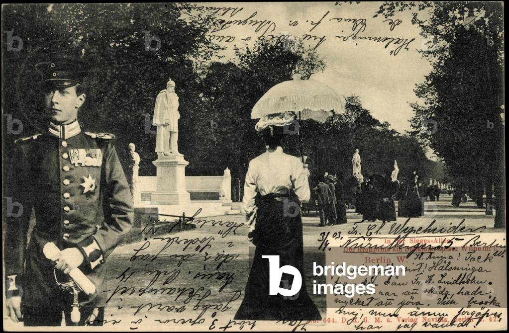 Berlin Tiergarten, Crown Prince Wilhelm, Siegesallee