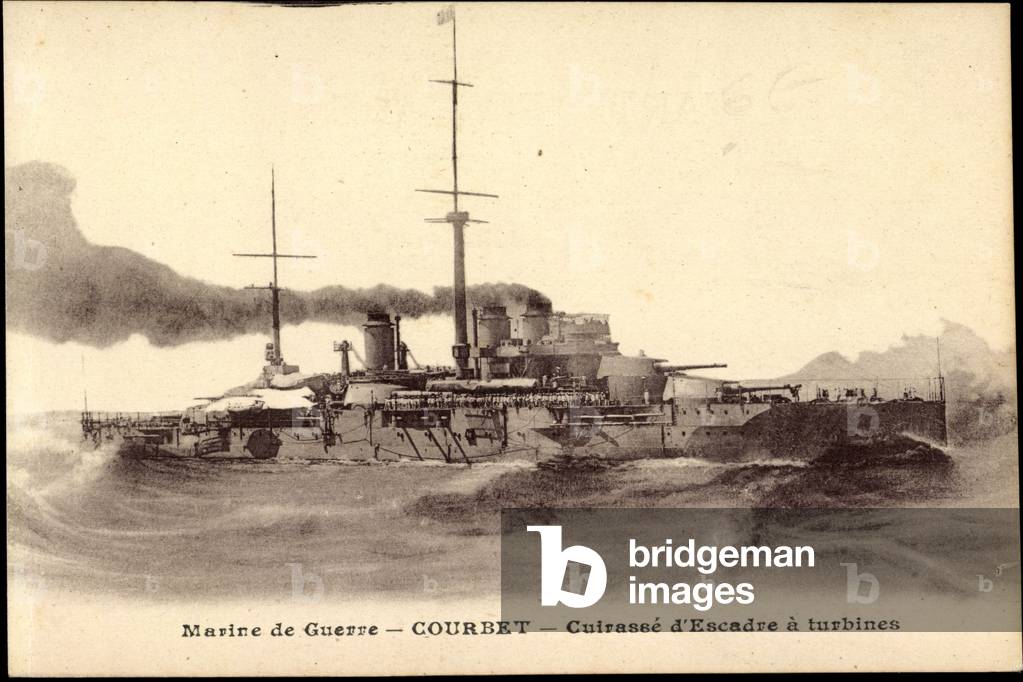 French warship Courbet, Cuirassé
