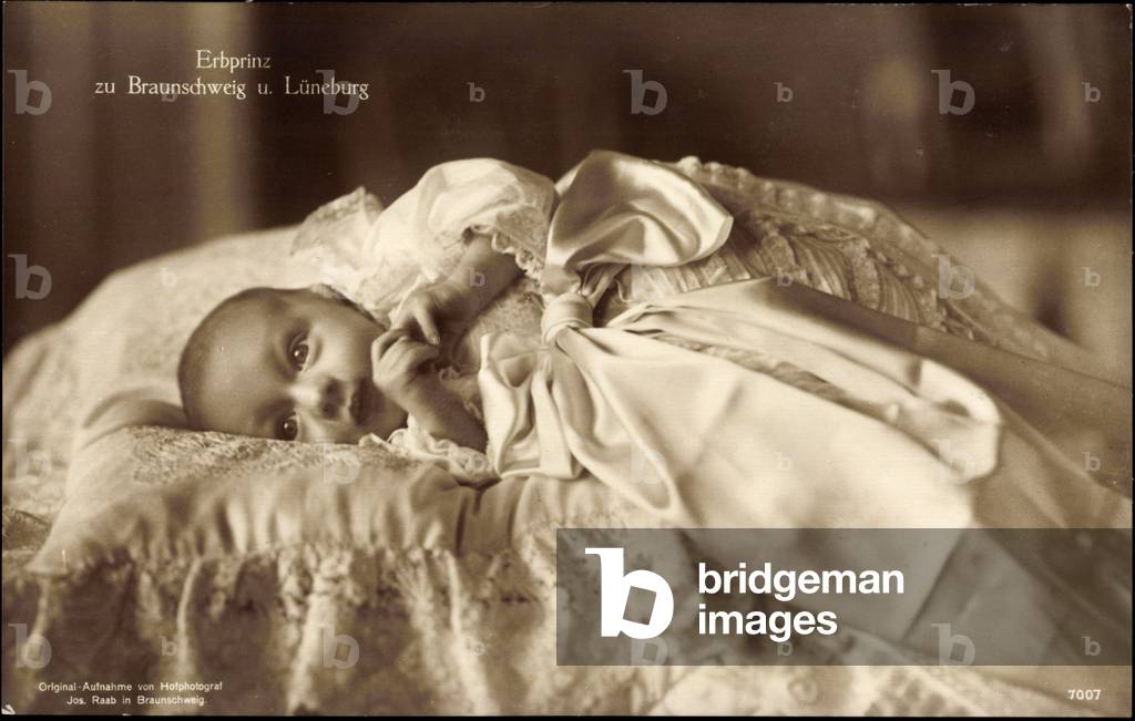 Hereditary Prince of Brunswick and Lüneburg as a baby