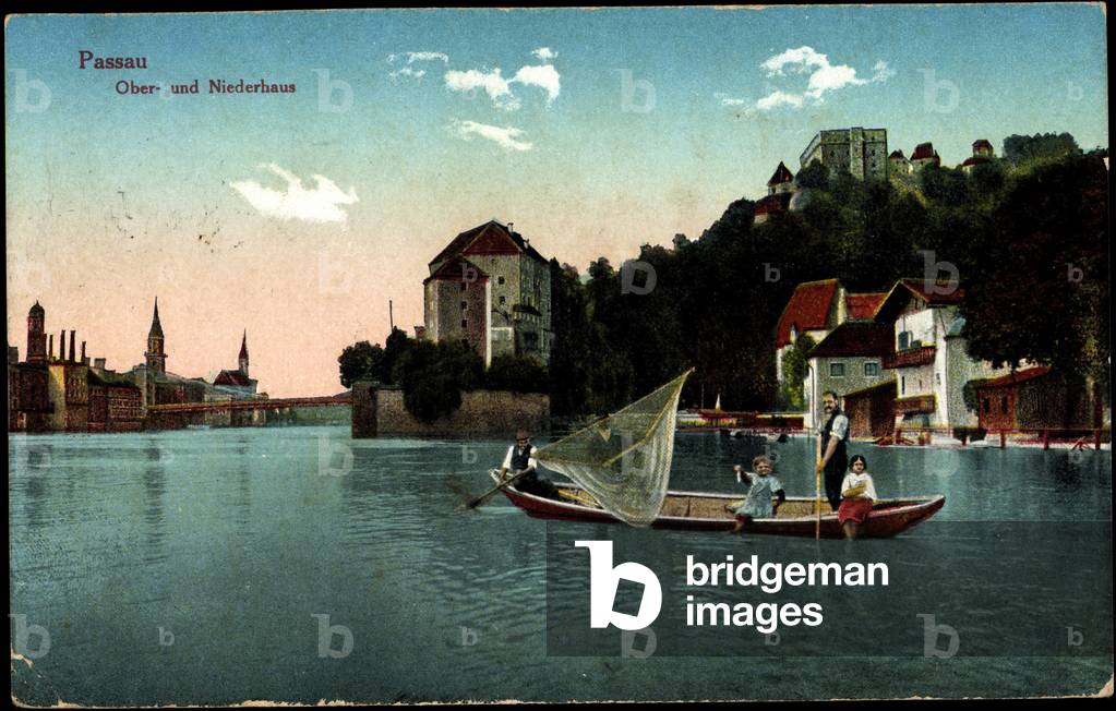 Passau Lower Bavaria, Upper and Lower House, Boat