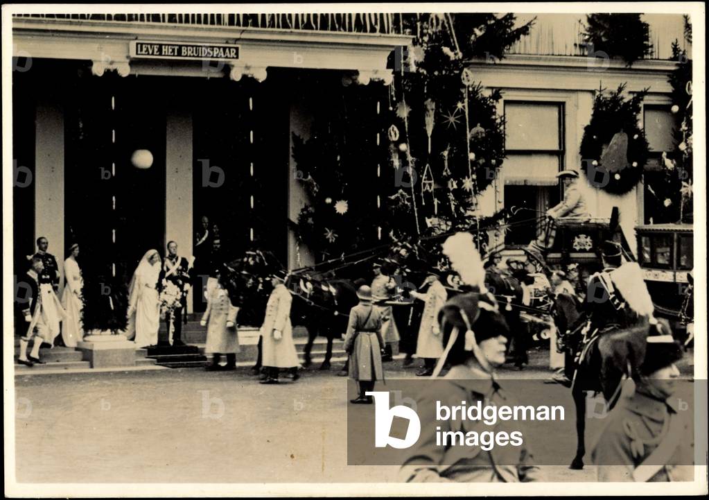 Crown Princess couple after the wedding, Netherlands
