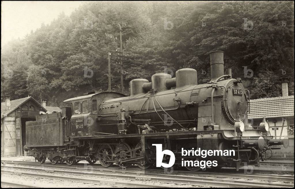 Foto Deutsche Güterlok Nr. 57 413 Württemberg