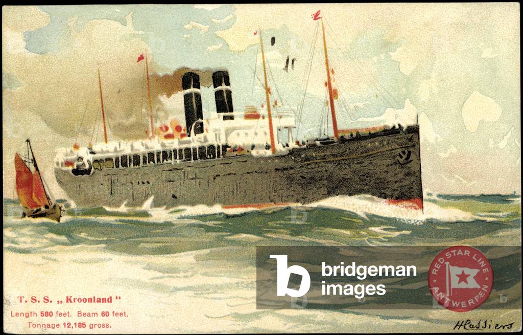 Artist T.S.S. Kroonland, Red Star Line