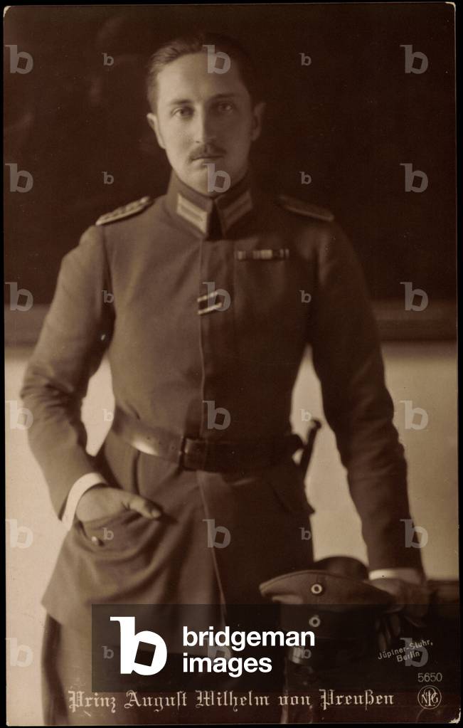 Prince August William of Prussia in uniform, NPG 5650