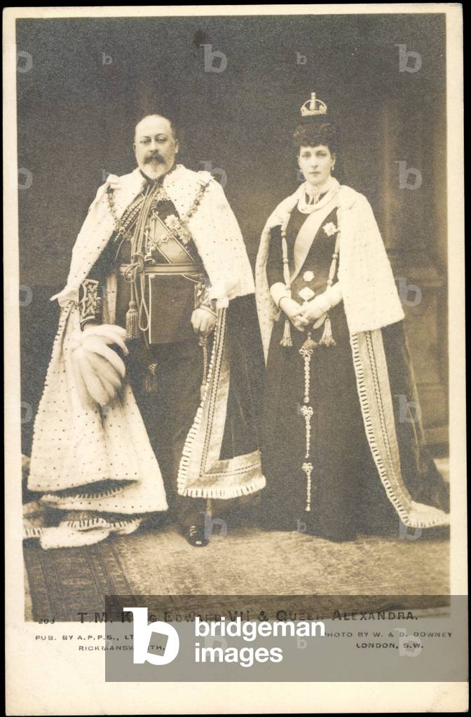 King Edward VII and Queen Alexandra, England