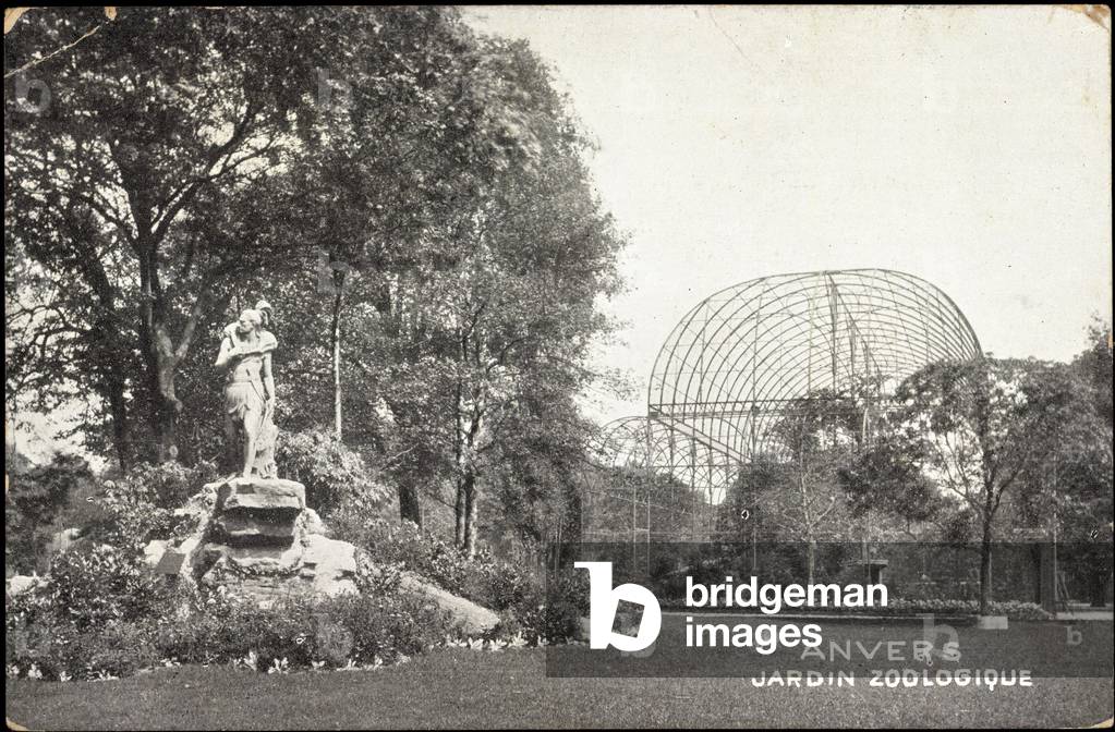 Antwerpen Flandern, the zoological garden, Part im zoologischen Garten