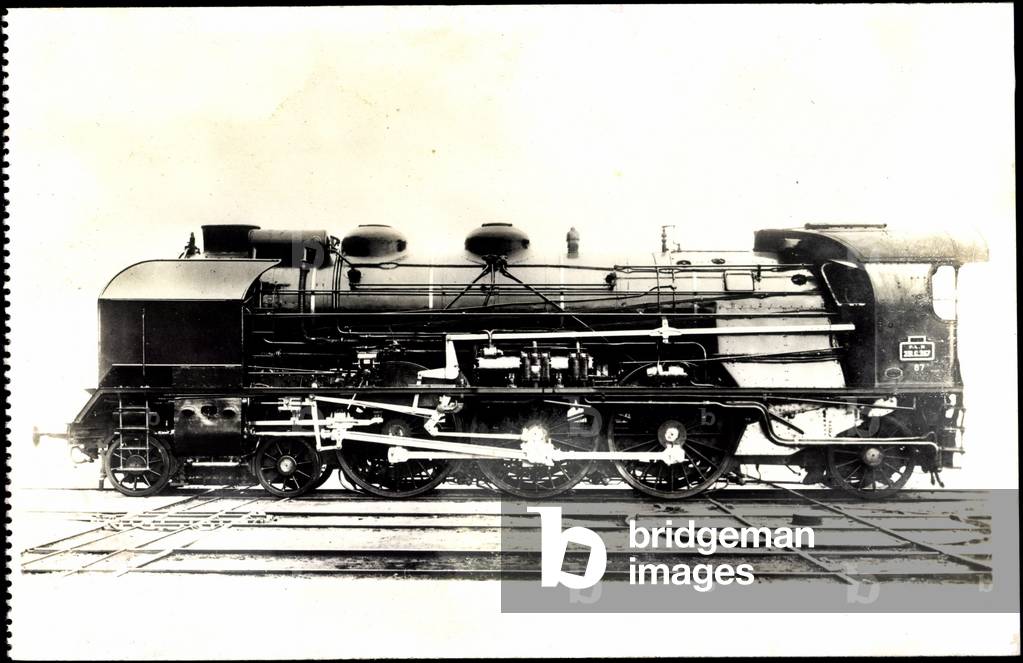Railway, France, steam locomotive, P.L.M, Type Pacific