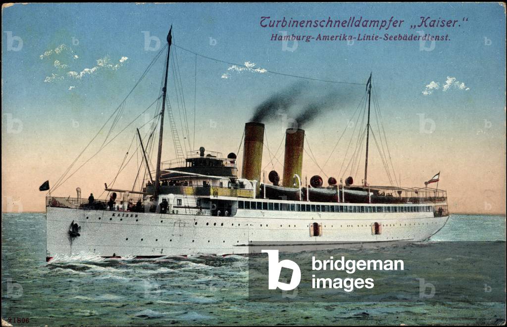 HAPAG, Sea Bathing Service, Rapid Steamer Kaiser