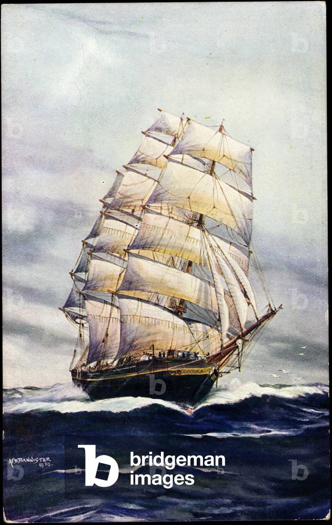 Artist Bannister, A., Titania, Bound South, Sailer
