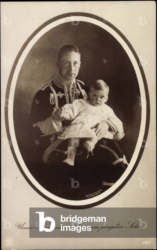Passepartout Crown Prince Wilhelm with his son, NPG