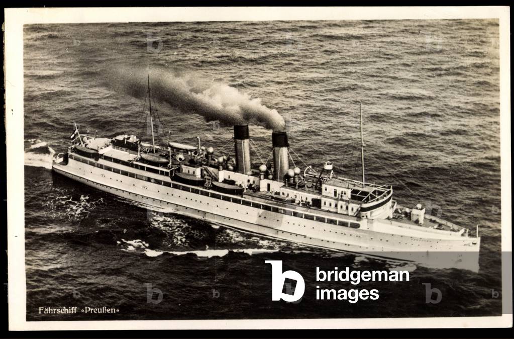 Ferry ship Prussia the Szczecin Dampfer Comp.