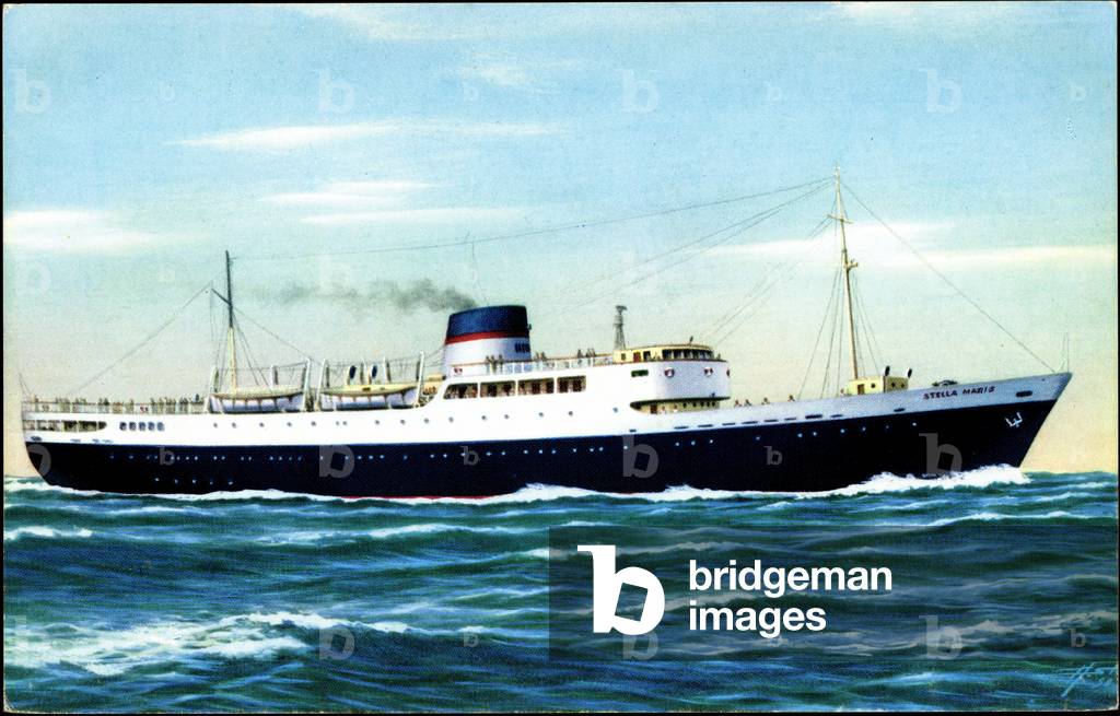 Artist Sun Line, S.S. Stella Maris, steamship