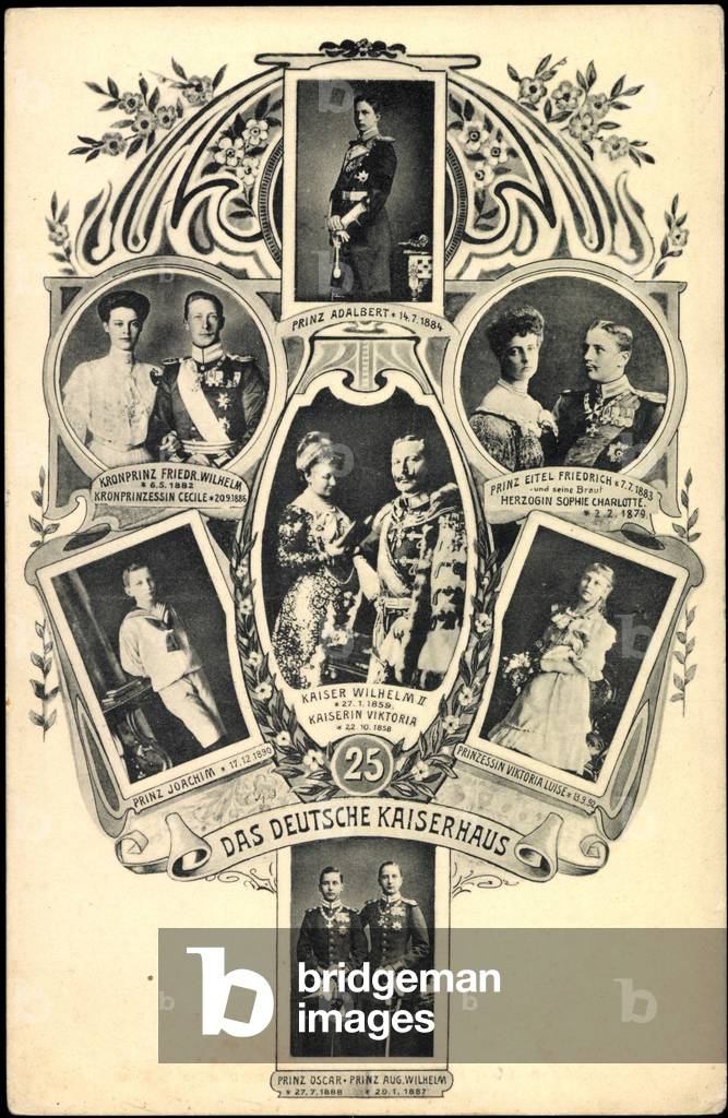 Passepartout Deutsches Kaiserhaus, Prussia, Wilhelm II