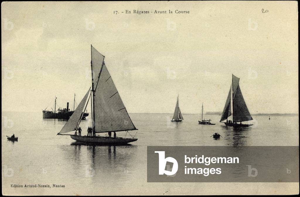 In Regatta, Before the Race, Segelboote, Regatta