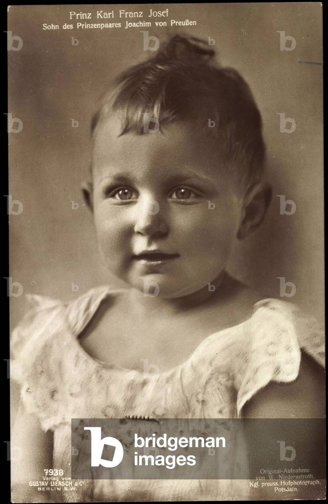 Prinz Karl Franz Josef, Baby, Portrait, Liersch 7938