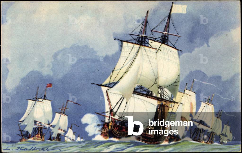 Künstler Haffner, L., Vessels, The Battle Line