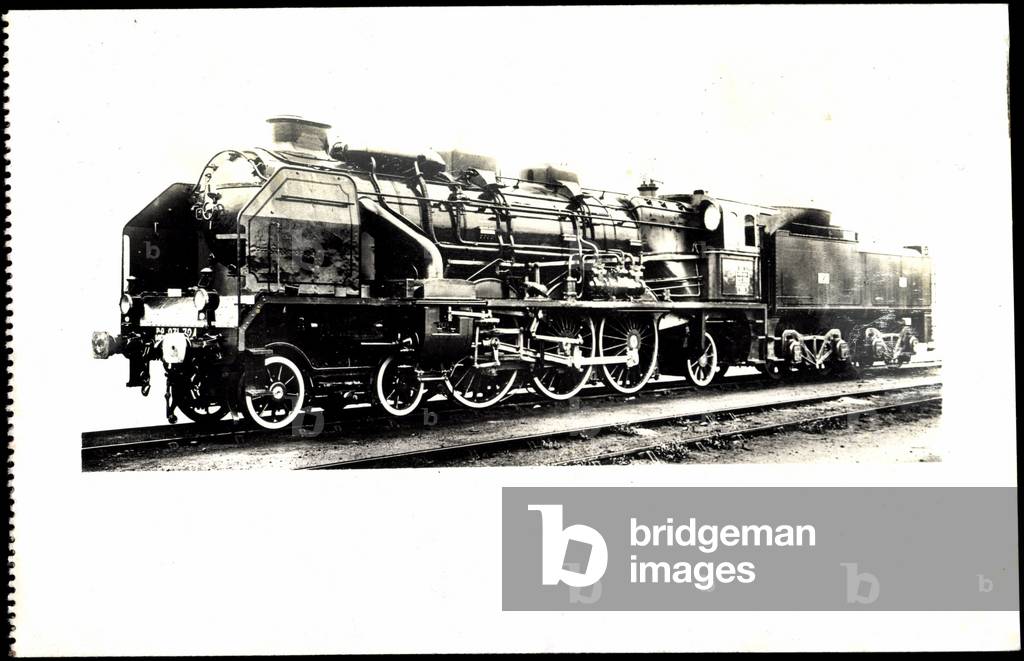 Railway, France, Steam locomotive, D 59, Serie 3221