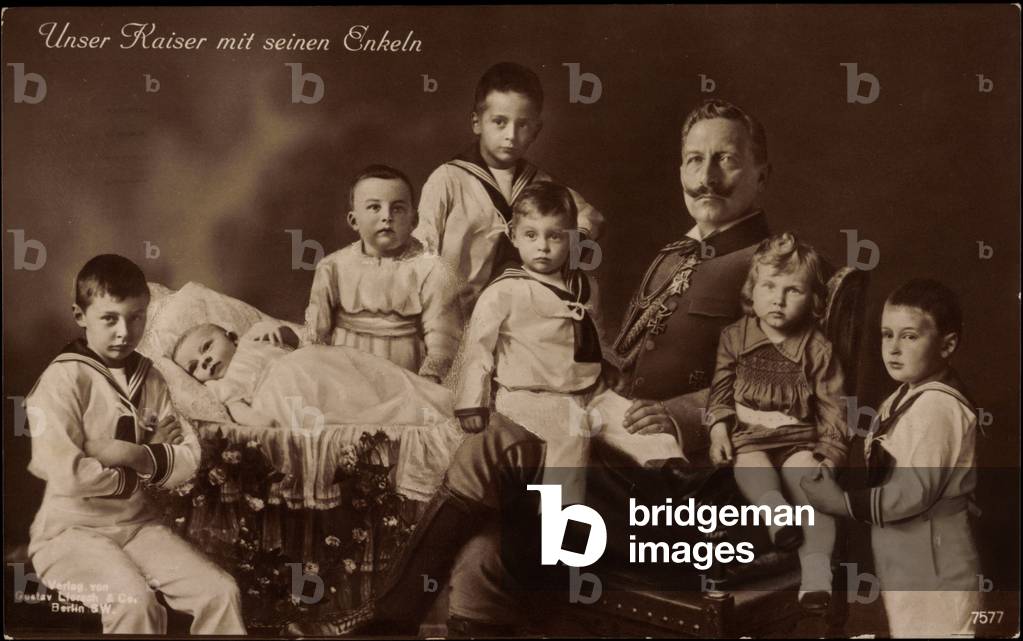 Kaiser Wilhelm II with his grandchildren Liersch 7577