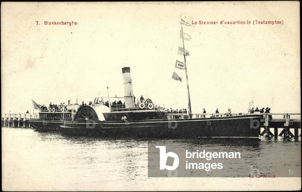 Blankenberghe Westflandern, Steamer Southampton