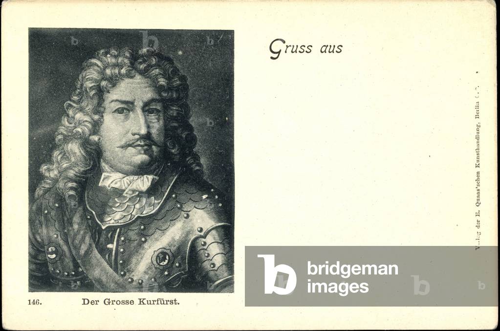 Artist Friedrich Wilhelm von Brandenburg, Prussia