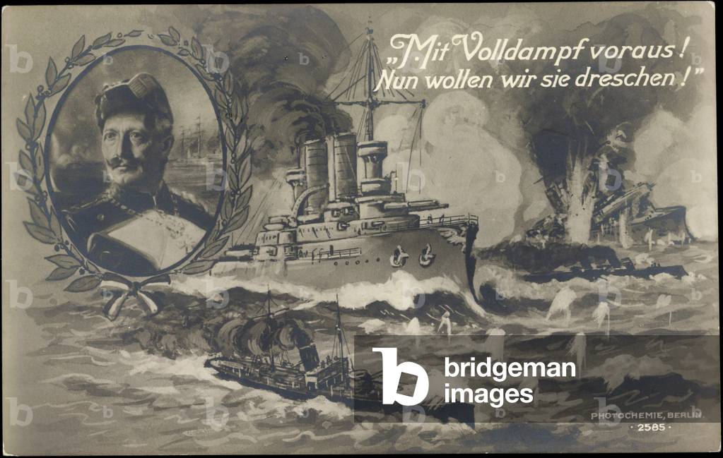 Warships During Battle, Portait, King